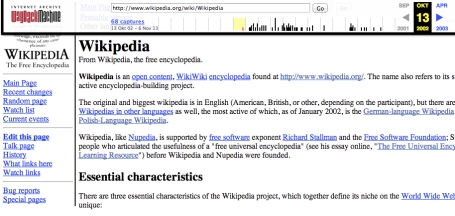 WaybackWikipedia